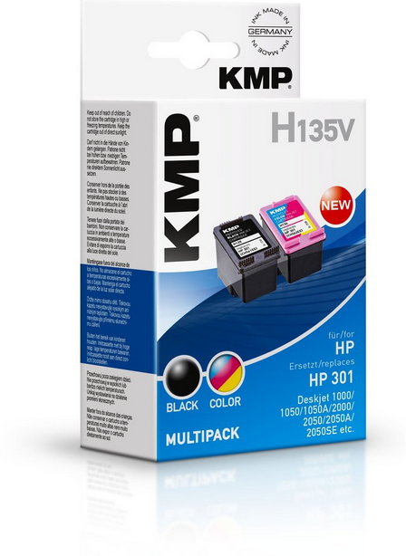KMP H135V - Inktcartridge - Cyaan, geel, magenta, zwart - HP - 3 ml - 1719,4850