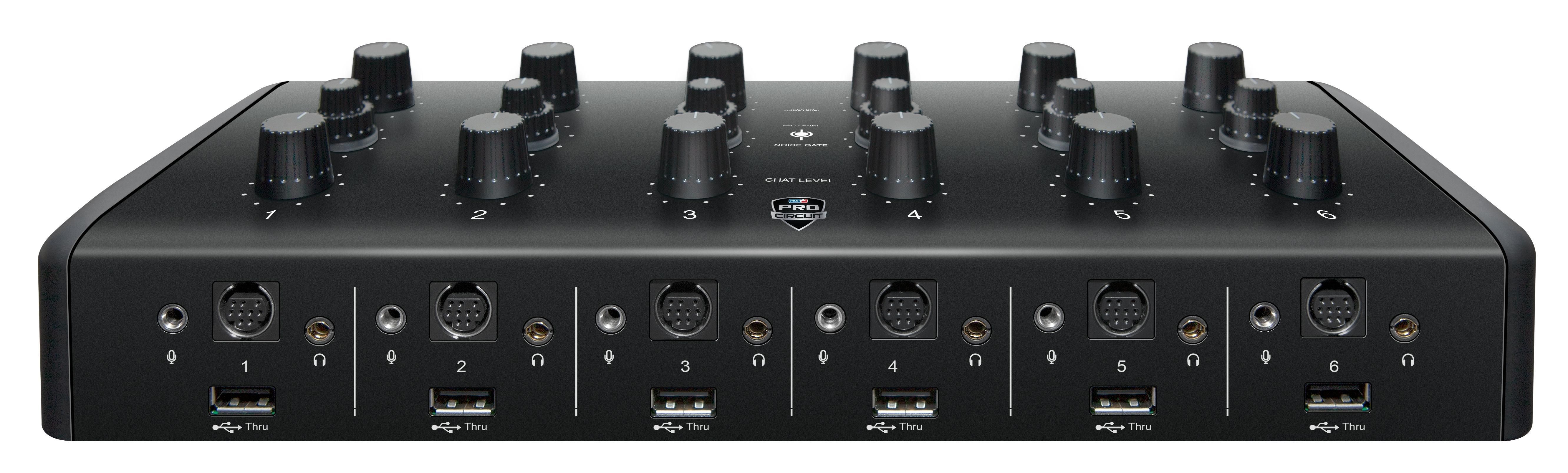 Turtle Beach Ear Force TM1 Six Channel Gaming Tournament Mixer - Zwart