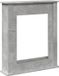 vidaXL Haardombouw 75x20x87,5 cm bewerkt hout betongrijs