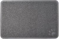 Benza Ibenzoa® Antislip kattenbakmat – PVC-vezel opvangmat voor kattenbak, ook geschikt als onderzetter, 60 x 40 cm, grijs, gemakkelijk schoon te maken