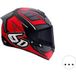 6D Casque ATS-1R Rogue - Rouge Gris Mat - taille S