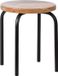 KidsDepot Tabouret Rond (Ensemble De 2) - Noir