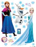 Muursticker Frozen Muursticker Frozen DK1797, polymeerfilm, 65 x 0,02 x 85 cm, meerkleurig