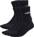 Adidas Linear Crew Sokken (6-pack) Zwart Unisex Schoenmaat 36-41