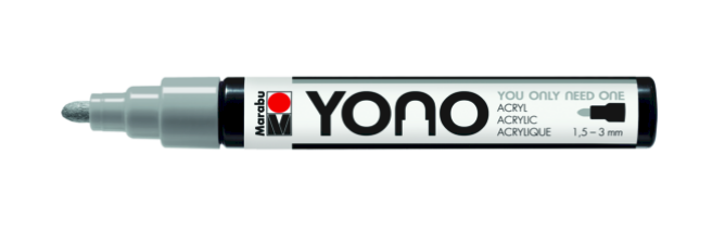 Marabu Yono - 12400103078 - Grijs - 1 stuk - Unisex