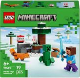 LEGO Minecraft Steve's Taiga-Avontuur Videogame Bouwpakket 21583