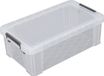 Whitefurze Boîte de rangement - 5,8 litres - Transparent - 35 x 19 x 12 cm - Plastique