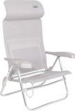 Crespo - Strandstoel - AL/205 - Compact - Licht grijs