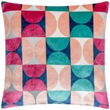Paoletti Bardot Cut Velvet Polyester Gevuld Kussen