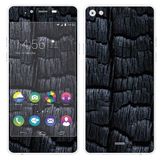 Royal Muurtattoo RS. 122171 zelfklevend voor Wiko Highway Pure met motief Hout Tendance