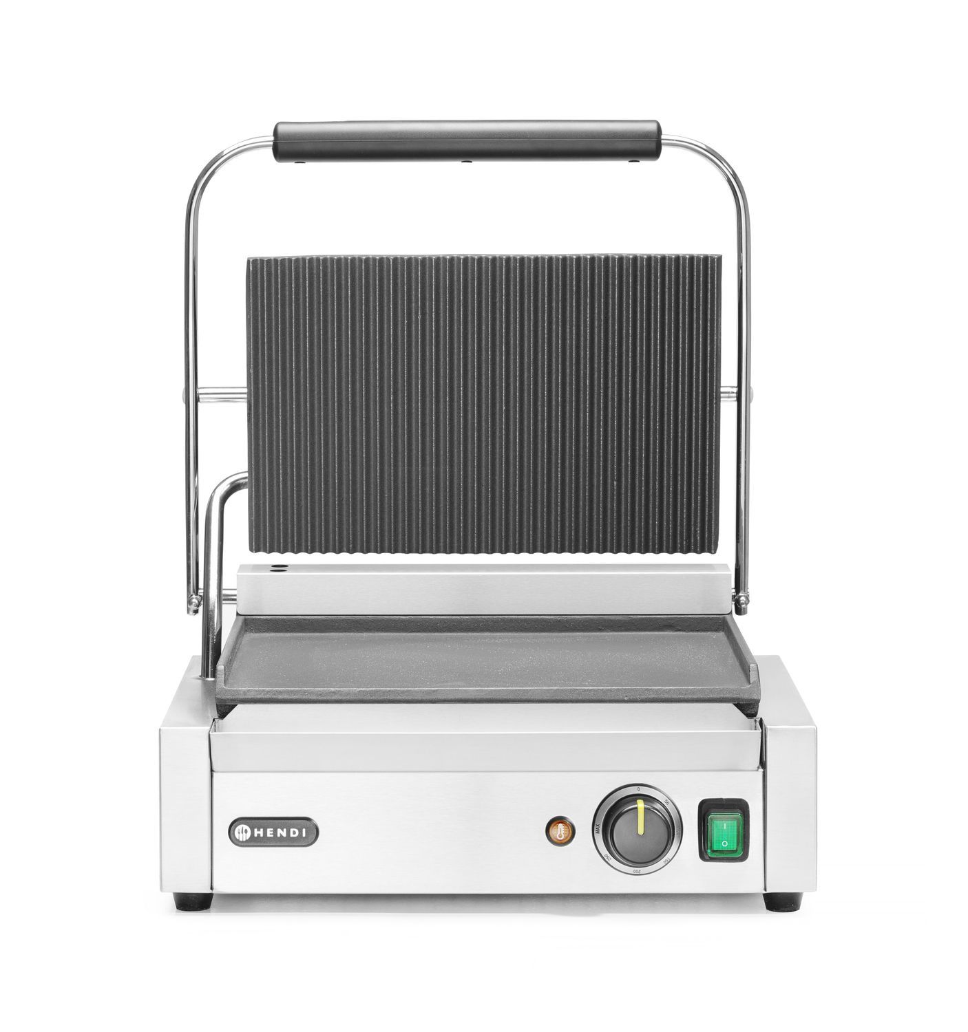 Hendi Contactgrill - Panini - RVS - 2200W - 43x37x21cm