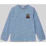 s.Oliver Regular fit shirt met lange mouwen en geborduurd motief