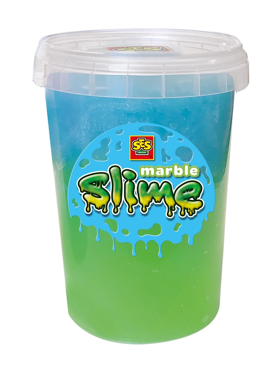 SES Creative Slime Marble slime - Groen en blauw 200gr
