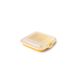 IBILI - Sandwatch, Taper kaasworsthouder, 14,5 x 3,6 cm, BPA-vrije kunststof, herbruikbaar, geel