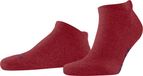 FALKE Keep Warm kort eenkleurig wol sneakersokken enkelsokken unisex rood - maat 37-38