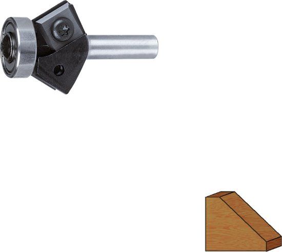 Rotec HM Kantenfrees 45° wissel ø30x12 mm S8