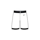 NIKE dames Bermudashorts Womens Team25 Basketball Stock Short - White
