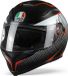 AGV K5 S Max Vision Thunder Mat Zwart Wit Rood Integraalhelm