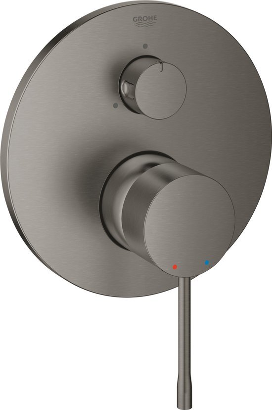 GROHE Essence afdekset kraan 3-weg hard graphite geborsteld 24092al1