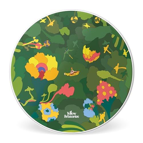 Evans Beatles Bassdrumkop - Geel Submarine Resonant Bass Drumhead - Primrose Prairie, 20"