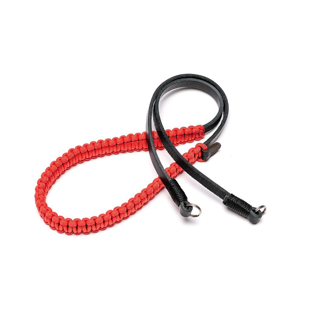 Leica COOPH Paracord Handstrap Zwart/Rood