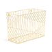U Brands Metalen hangende bestandsorganisator, Letterformaat, Desktop Accessoire, Vena Collection, Goud