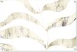 Poster de jardin - Feuilles - Marbre - Design - 90x60 cm - Pour extérieur