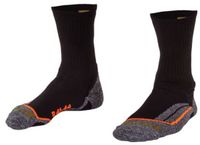 Stanno Stadium Crew Socks - Zwart/Goud - Maat 30-34