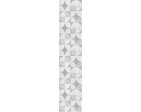 Ambiance Sticker Voorgelijmd vliesbehang - GRIJS HOUTEFFECT MOZAÏEK - 1 rol van 300x60cm