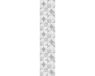 Ambiance Sticker Voorgelijmd vliesbehang - GRIJS HOUTEFFECT MOZAÏEK - 1 rol van 300x60cm