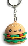 Puckator Hammy de Burger Foodiemals 3D-sleutelhanger