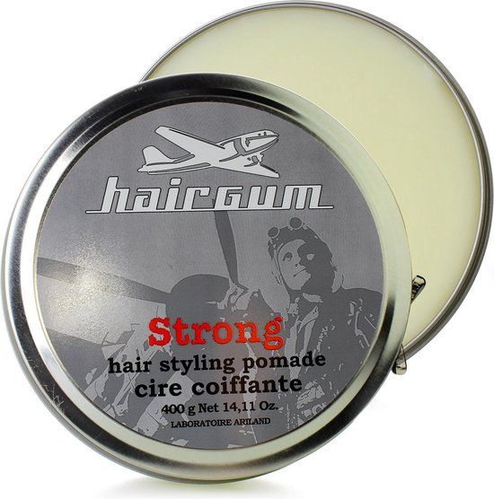 Hairgum Water+ Hair Styling Pomade - 400ml - Strong Hold - 2 stuks