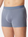 Schiesser Trunk Rib Essentials Blauw/Grijs Heren M