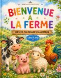 Bienvenue à la ferme: 25 coloriages d'animaux dès 5 ans