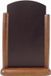 Elegant Top Tafel Krijtbord 20x28 cm Donker Bruin