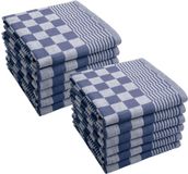 Byrklund Theedoek Clean & Tidy Blauw - Set van 12 - 100% Katoen - 50x70 cm