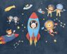 Komar Fotobehang - Friends in Space 350x280cm - Vliesbehang