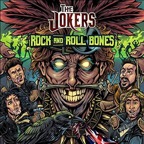 Rock The Jokers Rock and Roll Bones LP Coloured Vinyl Green