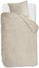 Ambiante Plush Teddy dekbedovertrek - Eenpersoons - 140x200/220 - Zand