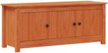 vidaXL Schoenenkast Waskleur Bruin 110 x 38 x 45,5 cm