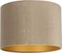 Uniqq Abat-jour velours taupe Ø 35 cm - 20 cm haut