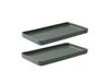 Aida Plat Raw 18x34 cm Lot de 2 vert Northern