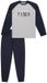 SCHIESSER Pyjama lang Jongens Grijs-melange Katoen Logo 116