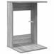 vidaXL Bijzettafel Grijs Sonoma 40 x 38 x 62,5 cm Bewerkt hout