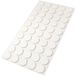 Adsamm® 50 x Zelfklevende Viltglijders Wit Ø 20 mm Rond 3,5 mm Dikte