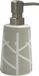 MSV TREE Zeepdispenser – Taupe Kunststof – Vrijstaand – 7.5 x 7.5 x 16.5 cm