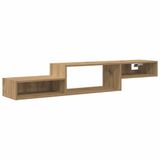 vidaXL Wandgemonteerd tv-meubel Muurmontage Artisanaal eiken