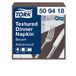 Tork Textured Dinnerservet Bruin, 1/4-vouw 2-laags, 38 x 39 cm, 18 x 50 servetten, 509418