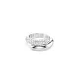 Swarovski Dextera ring, Wit, Rodium toplaag