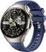 Strap-it Siliconen bandje met 'perfect fit' aansluiting - geschikt voor Huawei Watch 5 - 46mm (donkerblauw)